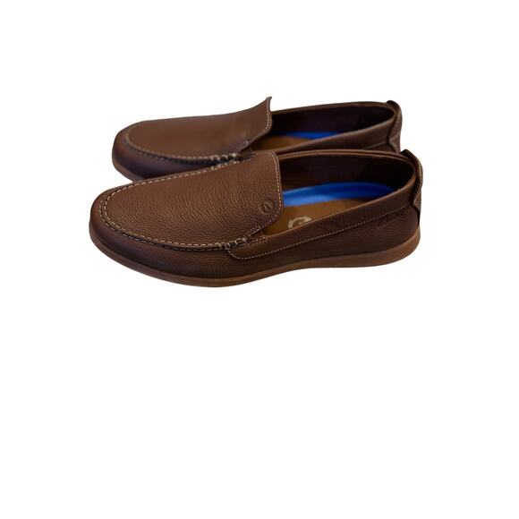 Clarks men’s flexway slip on shoes size 10.5 - Picture 3 of 14